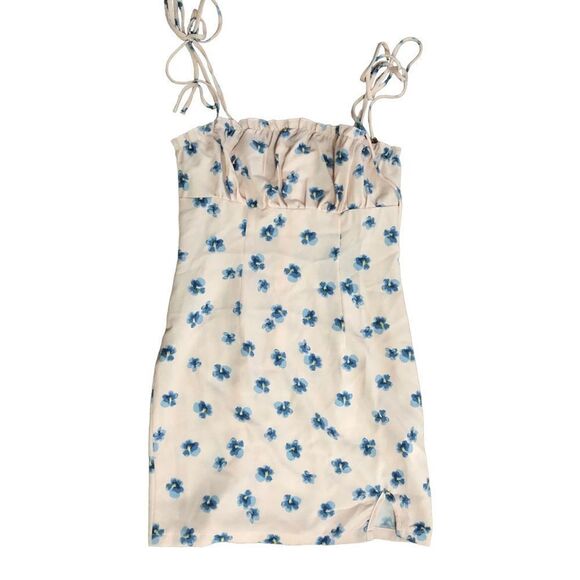 Zaful Floral Mini Dress Sz S - Picture 1 of 6
